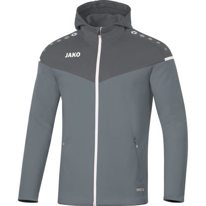 Afbeeldingen van Jas met kap Champ 2.0 steengrijs/antra light